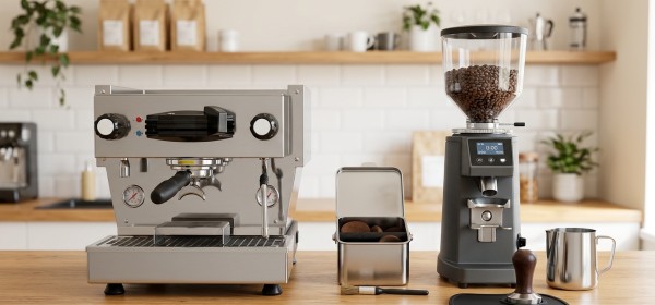 Combo máy pha và máy xay cà phê mở quán trọn gói tại Máy pha Cà Phê IT Sài Gòn
