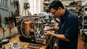 5 điểm kỹ thuật cần kiểm tra khi mua máy pha cà phê thanh lý cũ